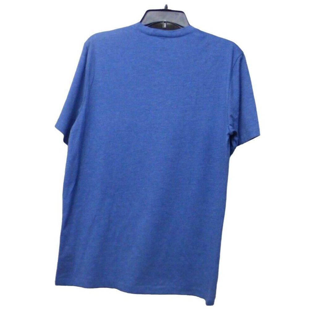 Club Room T-Shirts, Short-Sleeved Blue Heather Crew Tees, Small - Picture 5 of 7